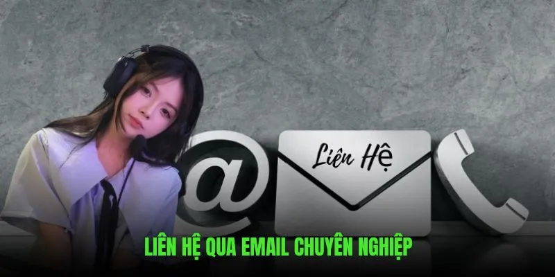 Kênh liên hệ qua email của nền tảng Win55